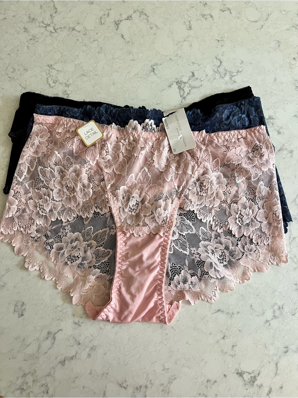 NWT ADRIENNE VITTADINI LACE PANTIES